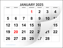 large 2025 blank calendar